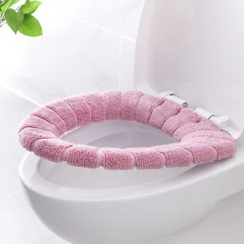 Najbolje prodajan udobno akril pletene, kopalnica, wc pokrov pozimi prenosni mehko toplo wc pokrov zgosti stroj