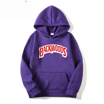 Navoj hlačnice Hoodies Ulične Backwoods Hoodie Majica Moški Modni jeseni, pozimi Hip Hop hoodie puloverju, ki so Hoody