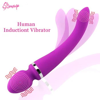 10 Hitrost Vibracij Super Močan Dual Motorji Recjargeble Silikonski Čarobno Palico Telo Massager G-spot Stimulator Klitorisa Seks Igrače