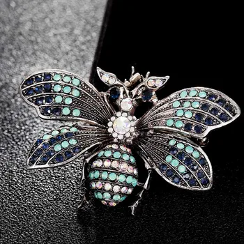 Luksuzne blagovne Znamke Avstrijskega Nosorogovo čebele Broške Za Moške nakit za Otroke Žuželke Banket Poroke Broška Božična darila broches