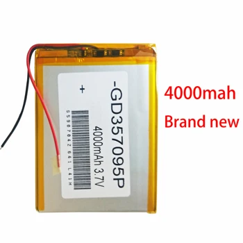 357090 3,7 V: 4000 mah Polnilne Li-Polymer Li-ionska Baterija Za Digma Optima Prime 3G TT7000PG Prime 4 3G TS7174PG 5 3G TS7198PG