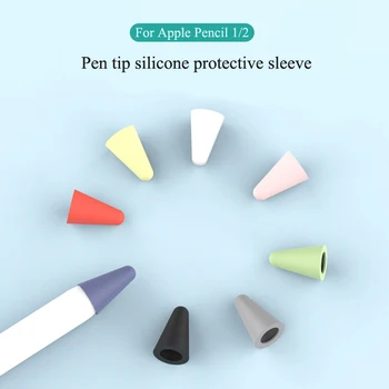 Silikonski Zamenjava Nasvet Primeru za Apple Svinčnik Nib Zaščitni Pokrov Kože za Apple Svinčnik 2 zaslon na Dotik, Pisalo Zamenjajte Primeru