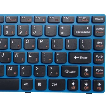 YALUZU angleški Laptop tipkovnici LENOVO Z470 SEM Z470AT Z470AX Z470K Z470G Z475 Z370 Z370A modra barva