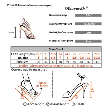 Seksi zlata poroka ženska, čevlji, visoke pete sandala 2019 sponke ribe usta visokih petah 11 CM dame čevlji črpalke ženske čevlje sandalia