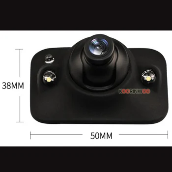 Koorinwoo Avto Večfunkcijsko Stikalo Kabel tipala CCD 360 Strani fotoaparata Parkiranje Spredaj Obliki Avtomobila Rearview Fotoaparat Povratne RCA Video 12V sistem