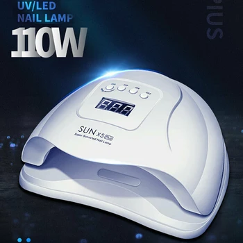 Prenosni 110W Nohtov Fototerapijo Pralni UV Svetlobe LED, USB Gel Poliranje Zdravljenju Pralni Lak za Lase Lak za Časovnik