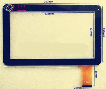 Črno Bel 10.1 palčni za Polaroid Pearl MIDC410 Kapacitivni zaslon na dotik plošče popravilo, zamenjava rezervnih delov