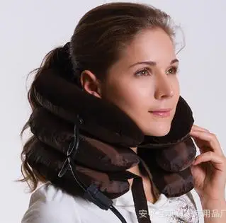 Vroče!!! Materničnega vratu vleko aparati z napihljivi vratu vratu nosila zdravstvenega varstva toolsRelax napetosti lahkoto utrujenost masaža vratu