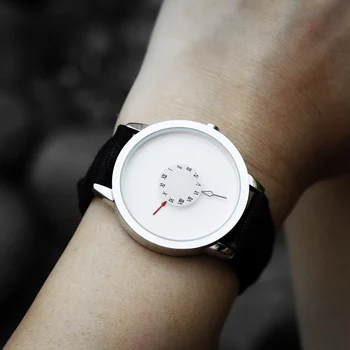 2019 moške, darilo Enmex brief kreativne srebrne barve edinstveno zasnovo za mlade modne edinstven design ura quartz ure