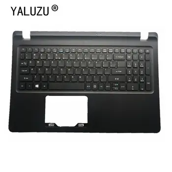 YALUZU Novo ZA Acer Aspire ES1-572 ES1-533 ES1-523 ES1-524 Laptop Black podpori za dlani & Tipkovnico 6B.GD0N2.001