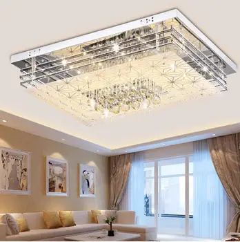 Barvita stropnih svetil LED stropna svetilka 4 barvni LED stropna svetilka za dnevno sobo, spalnica z oddaljenim controler 220V SAMO