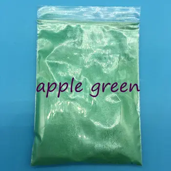 50 g apple zeleni biser pigment dye keramični prah barva premaza Avtomobilske Prevleke, umetnosti, obrti, barvanje za usnje,uporabite za nohte