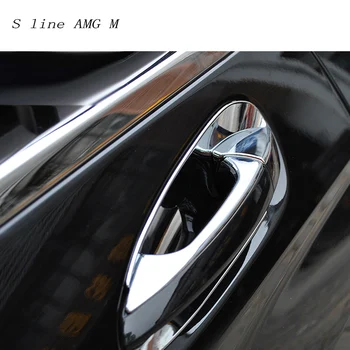 Avto Styling Za Mercedes Benz C E razred W212 W204 Zunanji Vrata Skledo In Ročaj Zaščitne Nalepke Zajema Trim auto Dodatki