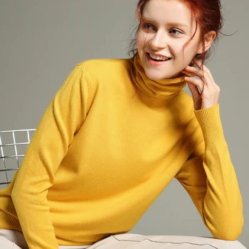 2020winter toplo velikosti visok ovratnik ženski kašmir pulover ženski pulover