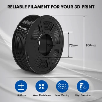 GOHIGH PLA 3D Tiskanje Žarilno 1.75 mm 10 KG Nitke Za 3D Tiskalnik In 3D Pero Okolju prijazen Material, Varne Za Otroke