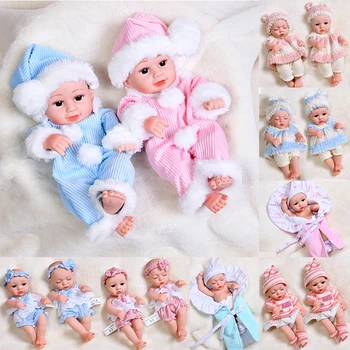 30 cm Lovely Baby Lutke, ki so Prerojeni Polno Mehko Silikonsko Realne Rodi Otroka Telo Veren Živ Dojenčki Igrače Za Dekleta, Otroci Darilo Lutke