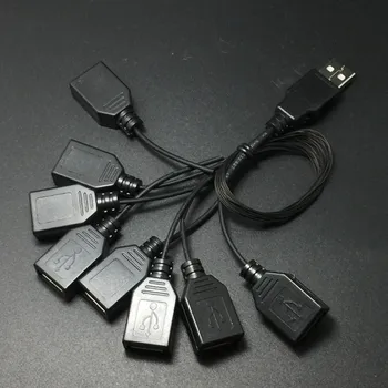 USB adapter kabel 1 moški 8/4 femal Vtičnice za lego kock nastavitev zasveti opeke set