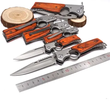 Folding Nož Žep Taktično Lovski Nož za Kampiranje Preživetje Noži Z LED Svetlobo na Prostem EOS Multitool
