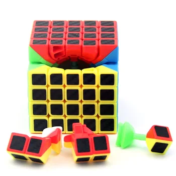 Meilong Zmaj 5x5x5 Ogljikovih Vlaken Speed Magic Cube 5 x 5 62mm Moyu Multi-Barvni 3D IQ Igre Twist Puzzle Cubo Igrača Možganov Teaser Darilo