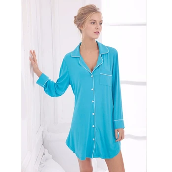Novi Modeli Modal Nightgowns Mehko Domačo Obleko Seksi More Žensk Sleepwear Trdno Spanje Lounge Letnik Nightgown Ženski #H115 X