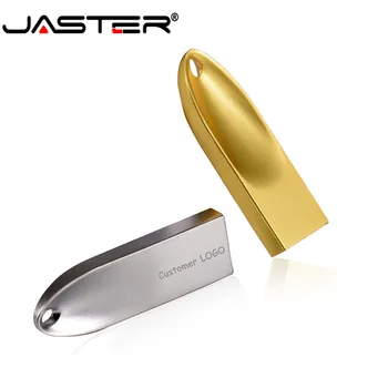 Jaster univerzalno USB2.0 kovinski kratkih koničastih srebro m076 USB disk micro USB flash drive kovinski majhno darilo 16GB 32GB