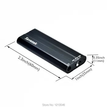 Nov Glasovni ukaz Vključen 8GB 16GB Mini USB Pen Digitalni Diktafon z Mp3 Predvajalnikom 50 Ur Baterije 192Kbps Črna