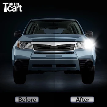 Avtomobilska dodatna Oprema Za Subaru Gozdar sg 2004-2008 sh 2009 -2013 Led Dnevnih Luči Obrnite Drl 2v1