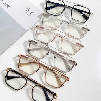 SHAUNA Retro Anti-Modra Svetloba Kvadratni Okvir Očal Znamke Oblikovalec Ins Priljubljena Optična Očala Okvirji