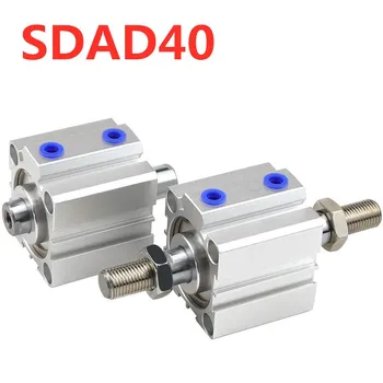 Dvojno glavo SDAD pnevmatsko zračnega tanek valj SDAD40-5 SDAD40-10 SDAD40-15 SDAD40-20 SDAD40-25 SDAD40-30 SDAD40-35 SDAD40-40 SDAD