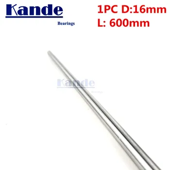 1pc d:16 mm 600 mm 3D tiskalnik palico gred 16 mm linearni gred kromiran palico gred CNC deli Kande