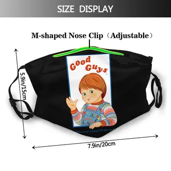 Chucky Usta Masko Otrok S Igrajo Dobri Fantje Chucky Obrazno Masko Moda Smešno z 2 Filtri za Odrasle