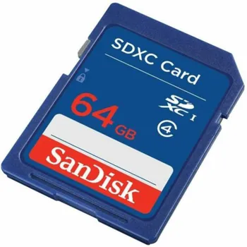 SanDisk SD Kartica 64GB SDXC Flash Pomnilniško Kartico Razreda 4, HD za NIKON CANON KAMERE SDXC