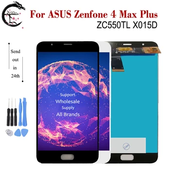 Nov LCD Za ASUS Zenfone 4 Max Plus ZC550TL X015D LCD-Zaslon, Zaslon na Dotik, Računalnike Skupščine Zamenjava Za ASUS LCD ZC550TL