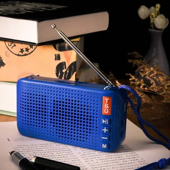 Prenosni FM Radio Mini Sončne Bluetooth 5.0 Zvočniški z LED Svetilko Podpora Prostoročno TF Kartice U Disk, MP3 Predvajalnik