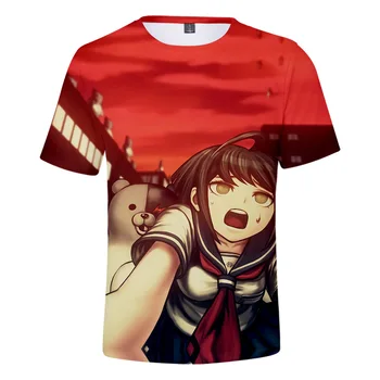 Danganronpa Majica S Kratkimi Rokavi Moški Ženske Otrok Tshirt Monokuma Cosplay Oblačila Anime Oblačila