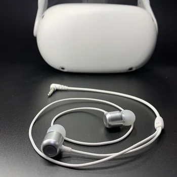 VR Pribor za V uho Čepkov Za Oculus Quest 2 VR Gaming Slušalke Globok Bas Žične Slušalke Slušalke Za Oculus Quest2 Vr