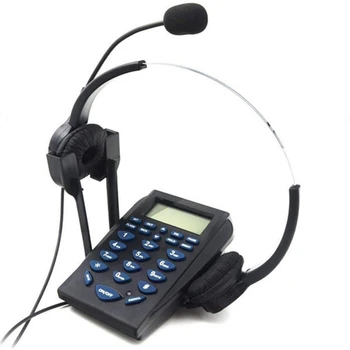 Klicni Center Telefon s Funkcijo Snemanja Šumov Slušalke za Domače pisarne Customer Service Agent