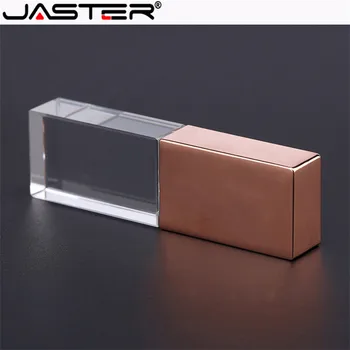 JASTER pravi zmogljivosti Kristalno USB flash drive pendrive 8GB 16GB 32GB 64GB 128GB memory stick Zunanje Skladiščenje brezplačna dostava