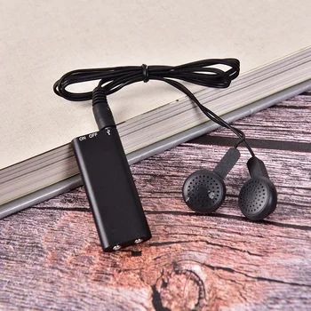 1PC Prenosni Mini Audio Snemalnik Glasu Aktivira Poslušanje Naprave 96 Ure 8GB