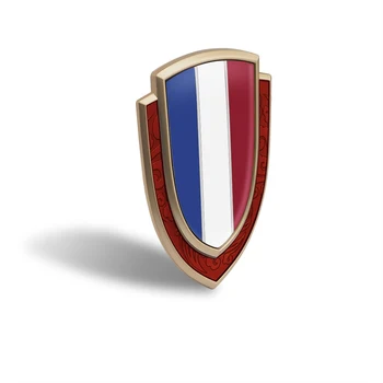 Francija Zastavo Ščit Emblem Nalepke Za Peugeot Citroen, Renault DS Koleos Logan Fluence delovna halja Megane C4 Fender Logotip Avto Styling