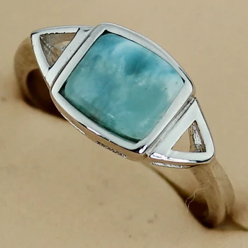 Lepo diši Esme Larimar Eksplozije modeli Poročni prstani za ženske, nakit, pribor dropshipping Vroče Rodij Prekrita R3531 velikosti 6 7