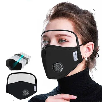 Usta Masko S filtrom Proti Onesnaževanju PM2.5 Prah Respirator Stroj za Večkratno uporabo Maske Bombaž Unisex zaščitne maske