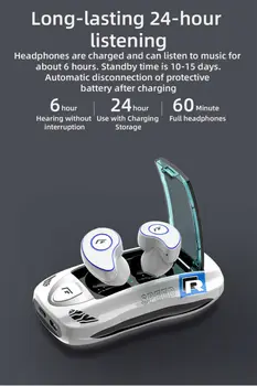 Bluetooth 5.0 Slušalke TWS Brezžične Slušalke Mini Čepkov Stereo Šport, Glasbo, Slušalke