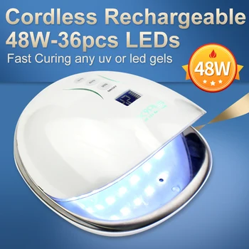 Visoka Kakovost 48W Lak za Lase Smart Sensor Elegantno Obliko UV-LED Lučka za Nohte Močne Moč Beli Lak Luč Za Builder Gel lak 48