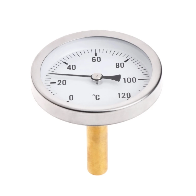 0-120Degree Temperatura Diagnostičnega orodja Aluminija Merilnik Temperature Super Vremenske Postaje Tester 63mm Horizontalno Izbiranje Termometer