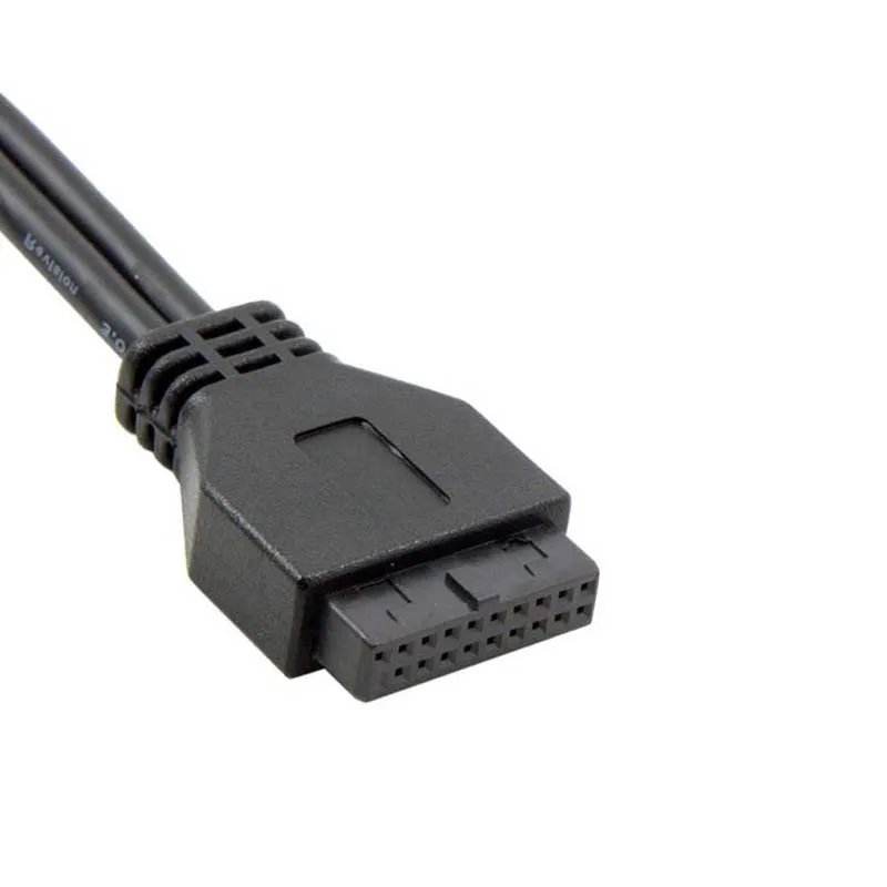0,5 M Kabel Pretvori USB 3.0, 19 Pin Plug Znotraj Matično ploščo Računalnika V USB3.1 Tip C Ženski Vtičnice, Podaljšek Podaljšek