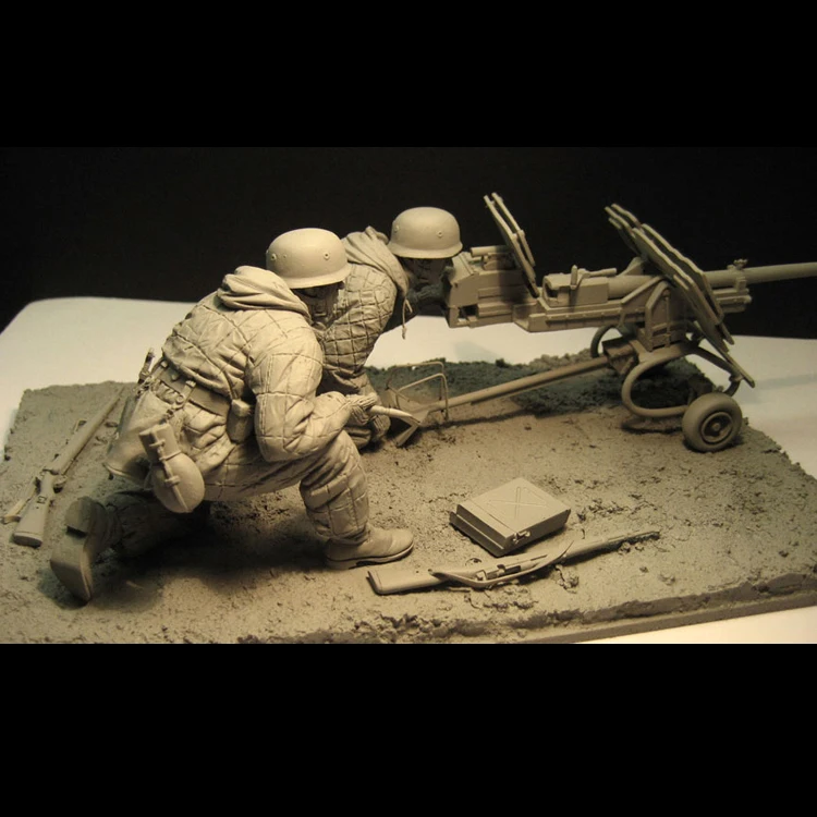 1/16 Smolo Slika Vojak Model Komplet Vzhodni Fort številke 2 + 2 Pištole + 1 Fort