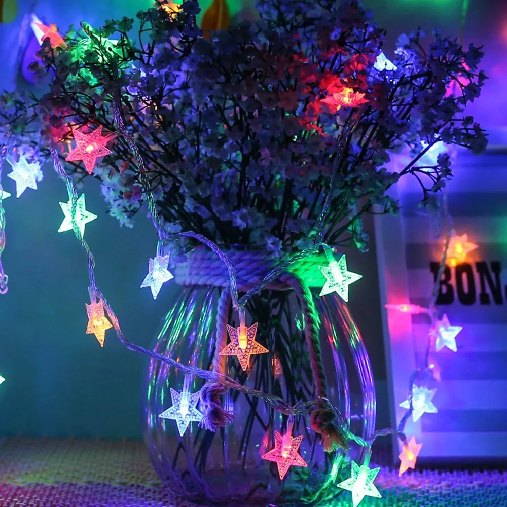 1,2 m 3m 6m 10m Niz LED Luči Dekoracijo Pravljice Lahka Baterija Upravlja Star Bakrene Žice Lučka Zaprtih Božič Poroko Dogodkov