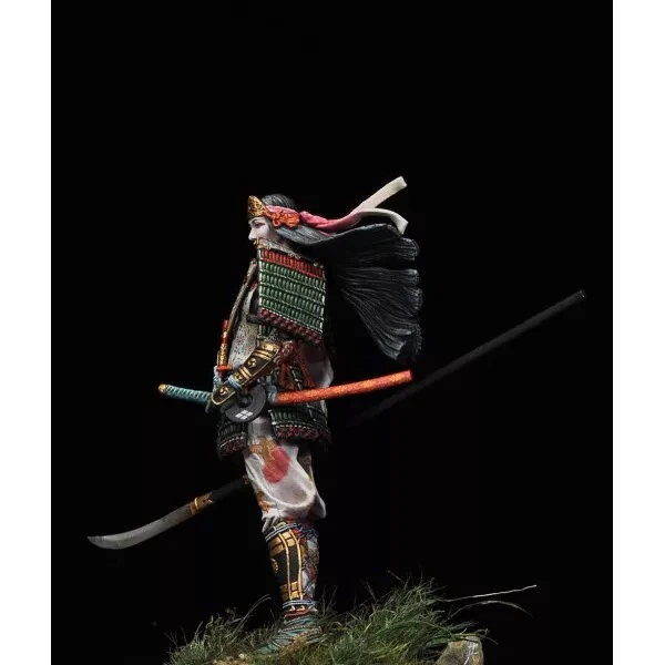1/20, TOMOE GOEEN,Bitka za Awazu,1184 Smolo kit Slika GK Japonski samuraj, Nepremazan Brez barv