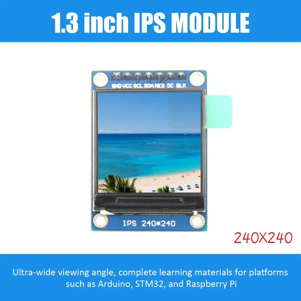 1.3 palčni 240x240 Digitalni LCD Zaslon Modul Golimi Zaslon 65K SPI Serial Full Color RGB TFT IPS LCD Zaslon Odbor